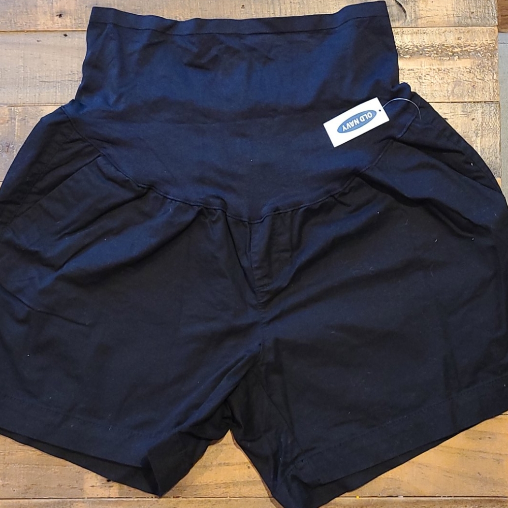 Old navy maternity short with stomach panel